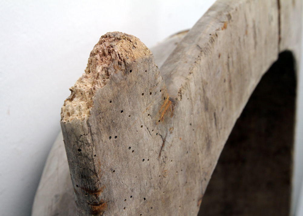 Antique Wooden Dough Bowl Trencher