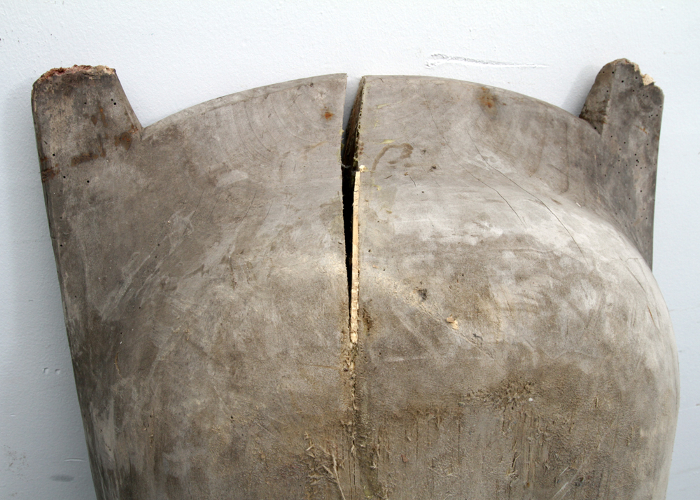 Antique Wooden Dough Bowl Trencher