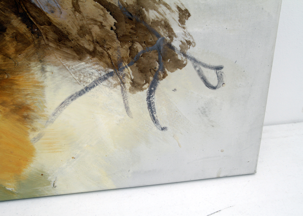 Acrylic Painting on Canvas of Non-Objective Subject