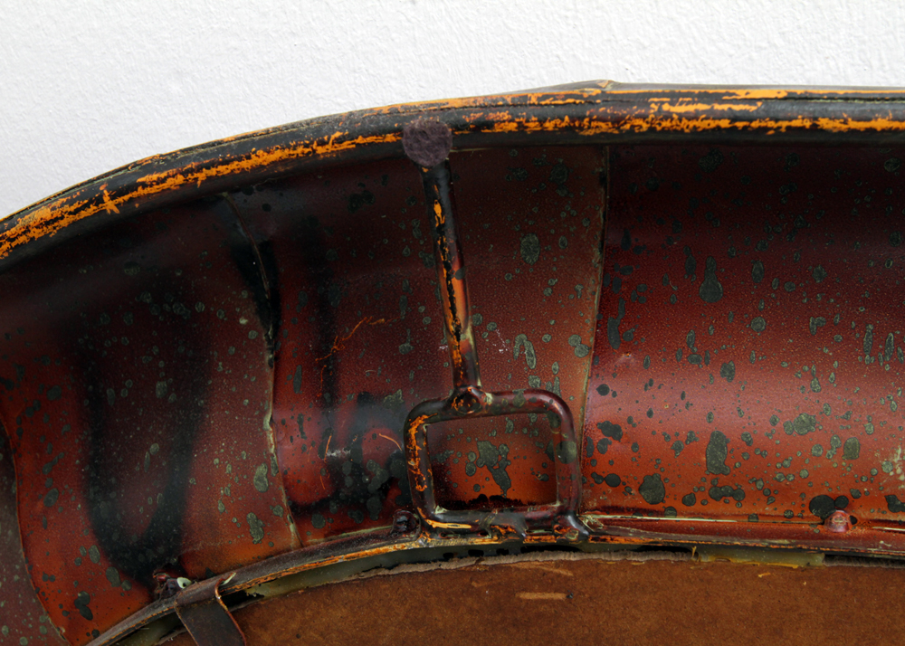 Oval Metal Framed Mirror