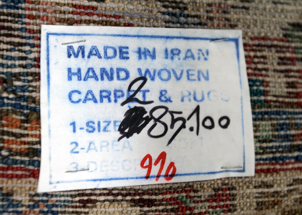 Hand-Knotted Persian Hamadan Wool Carpet Runner