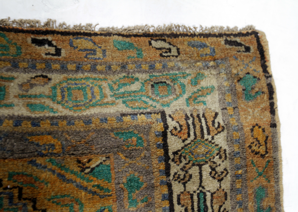 Hand-Knotted Persian Karaja Heriz Wool Area Rug