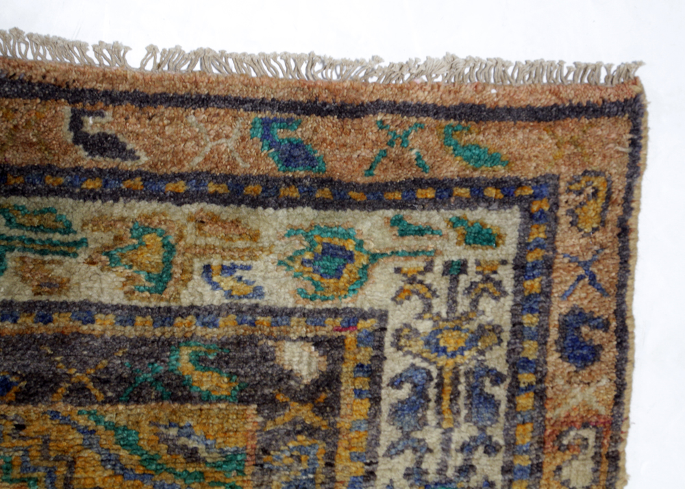 Hand-Knotted Persian Karaja Heriz Wool Area Rug