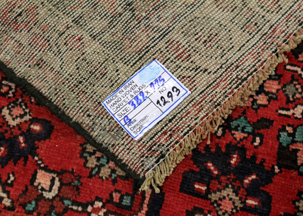 Hand-Knotted Persian Hamadan Carpet Runner