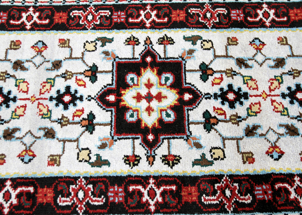 Hand-Knotted Indo-Persian Bakhshayesh Heriz Palace Size Runner