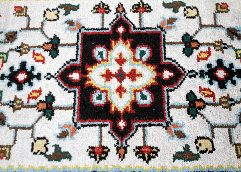 Hand-Knotted Indo-Persian Bakhshayesh Heriz Palace Size Runner