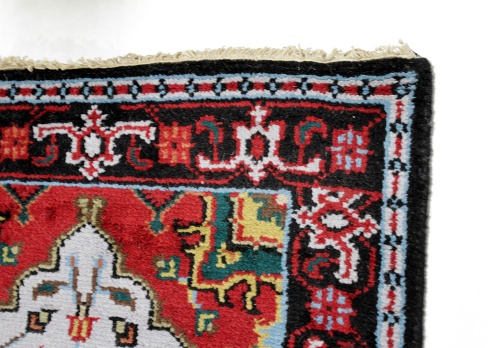 Hand-Knotted Indo-Persian Bakhshayesh Heriz Palace Size Runner