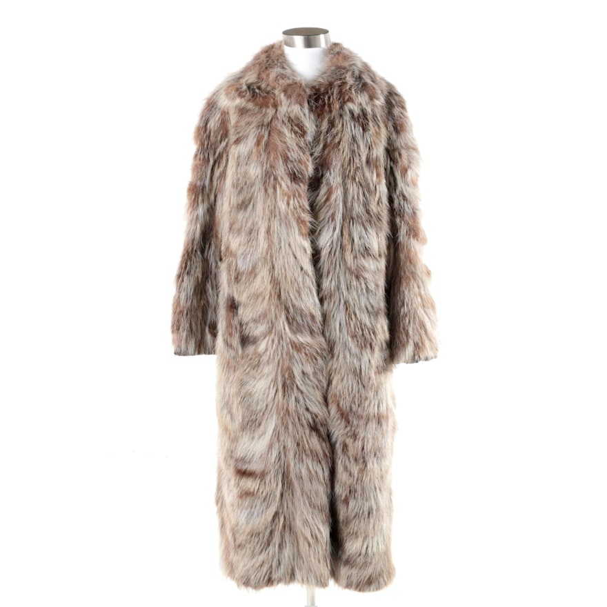 Women's Raccoon Fur Coat