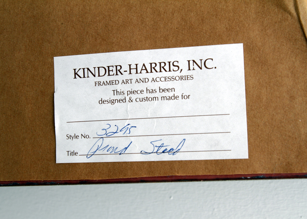 Relief Prints on Metal "Proud Steed"