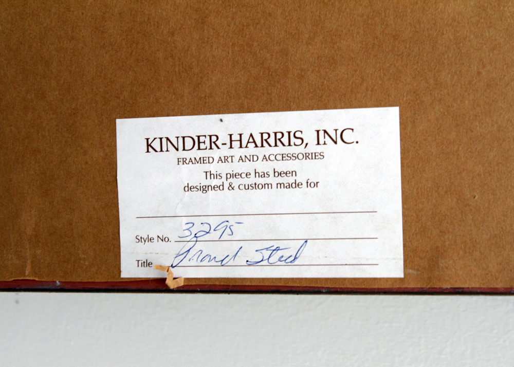 Relief Prints on Metal "Proud Steed"