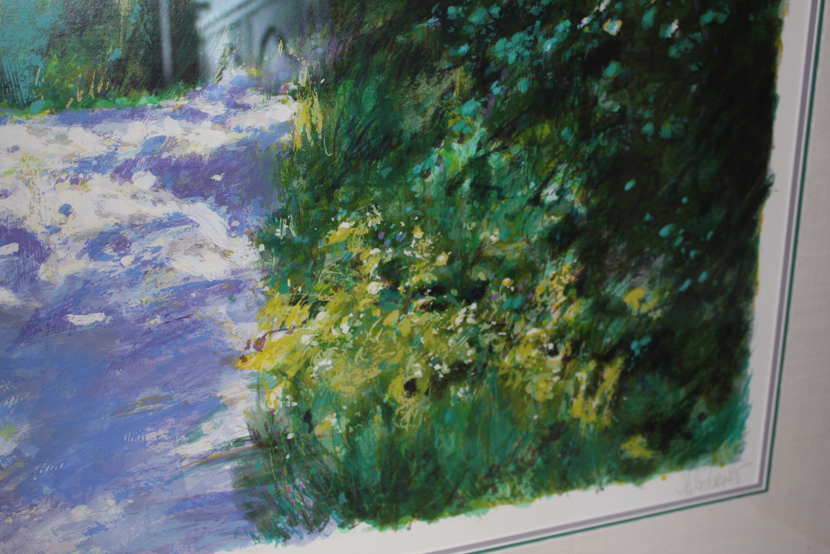 Aldo Luongo Limited Edition Serigraph on Paper "Road to Cordoba"