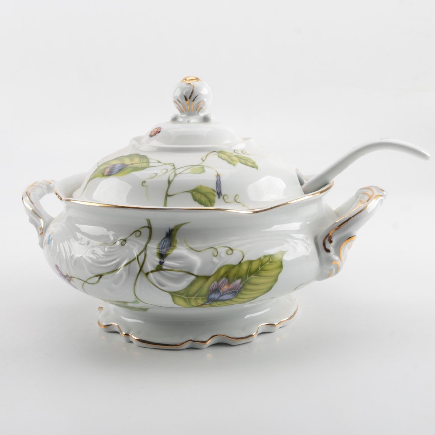 Godinger "Jardin" Porcelain Tureen