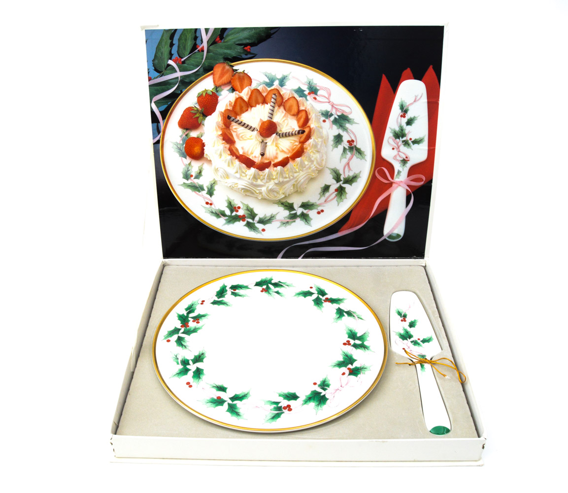 Vintage Anchorglass Serva-Snack Set and Hazelware Punch Bowl