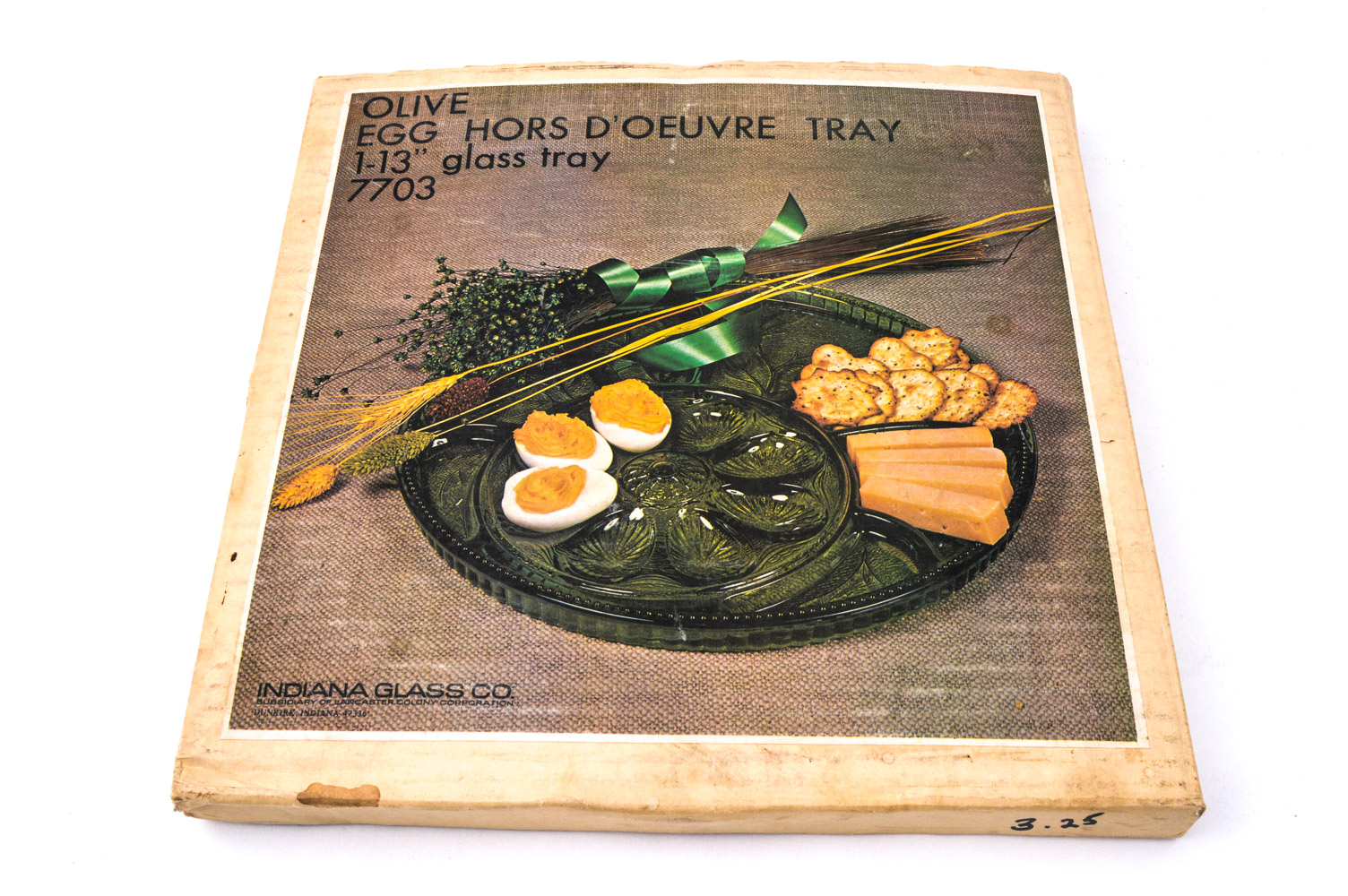 Vintage Anchorglass Serva-Snack Set and Hazelware Punch Bowl