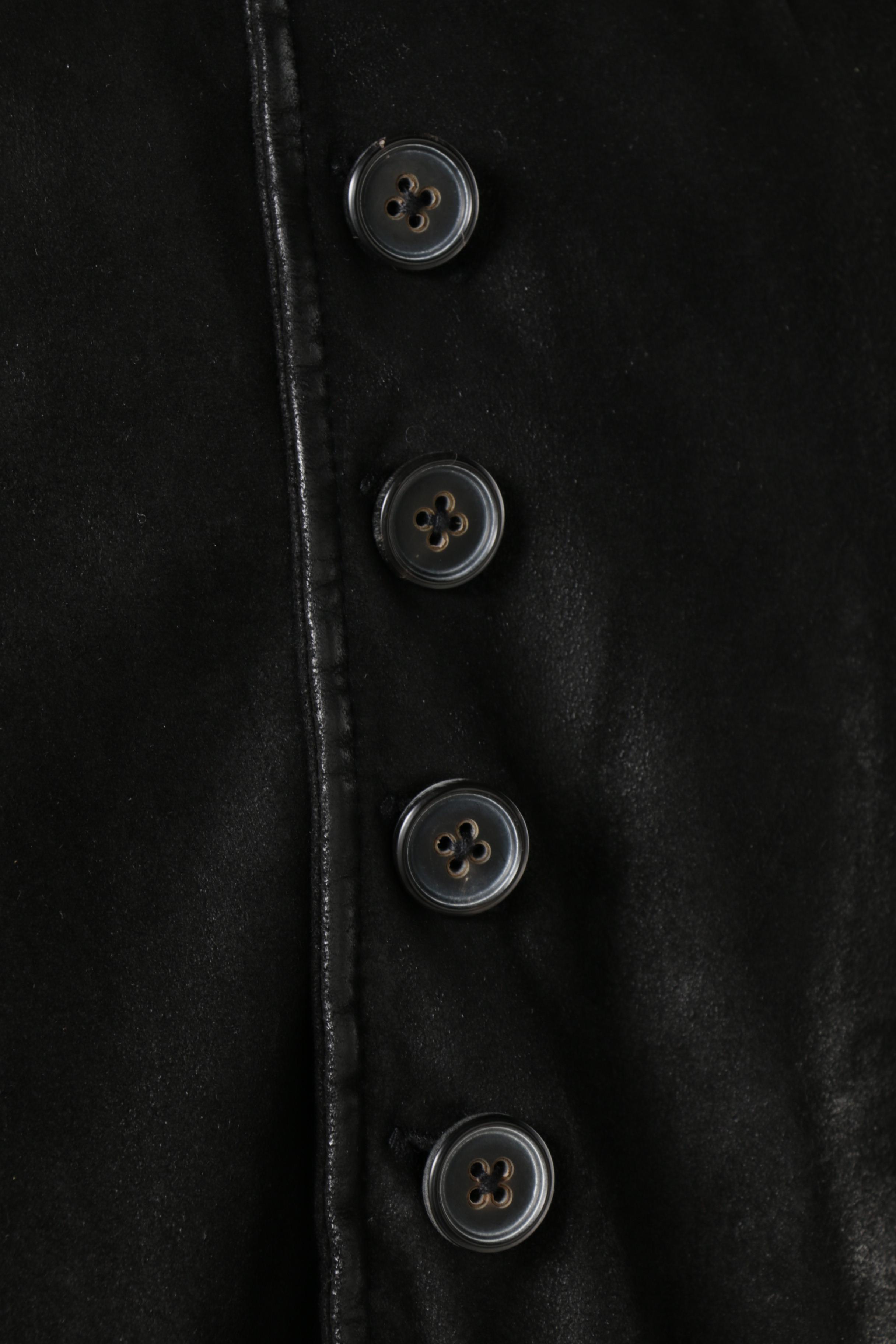 John Varvatos Goat Suede Leather Jacket