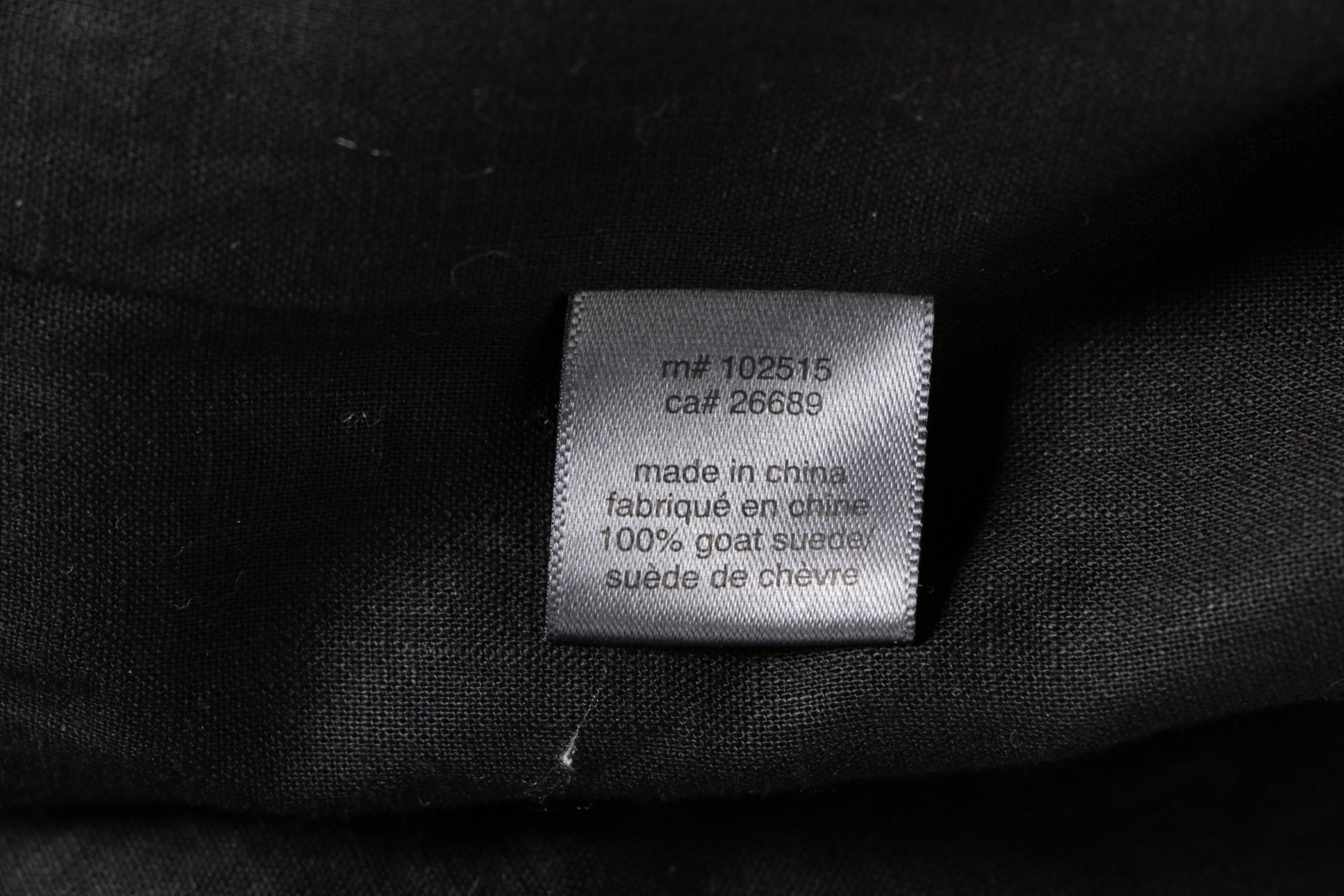 John Varvatos Goat Suede Leather Jacket