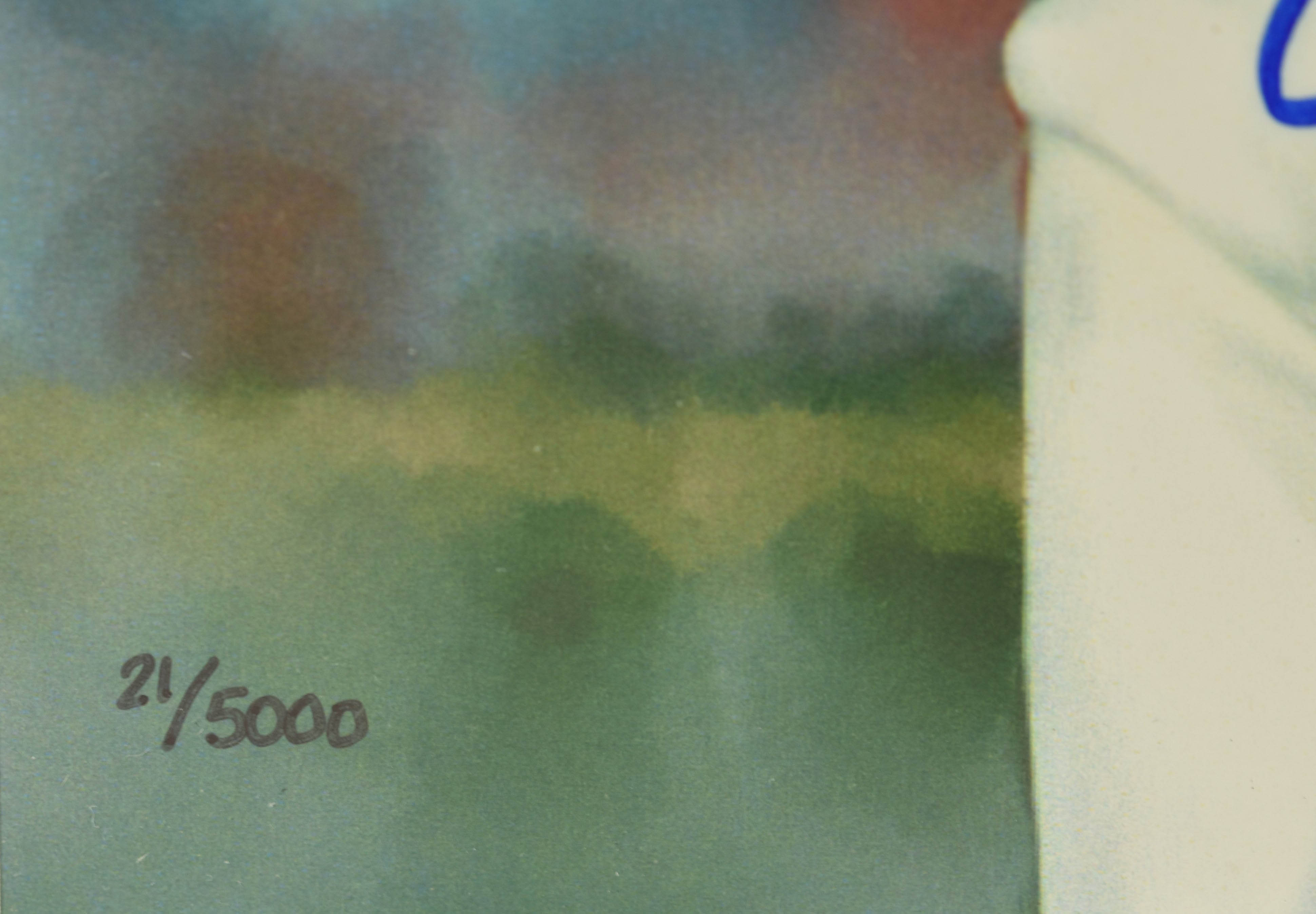 Rafael Palmeiro - Signed L.E. Rangers Looney Tunes Lithographs