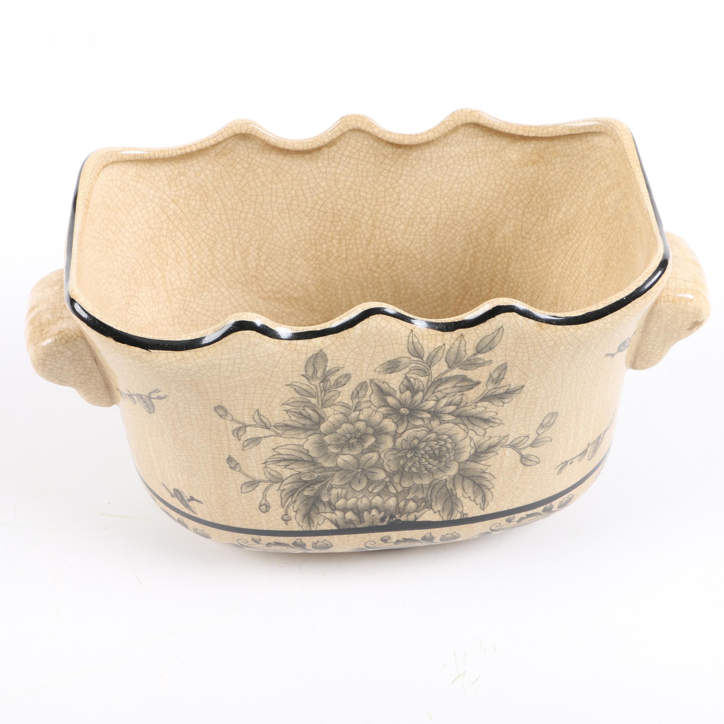 Ceramic Floral Planters