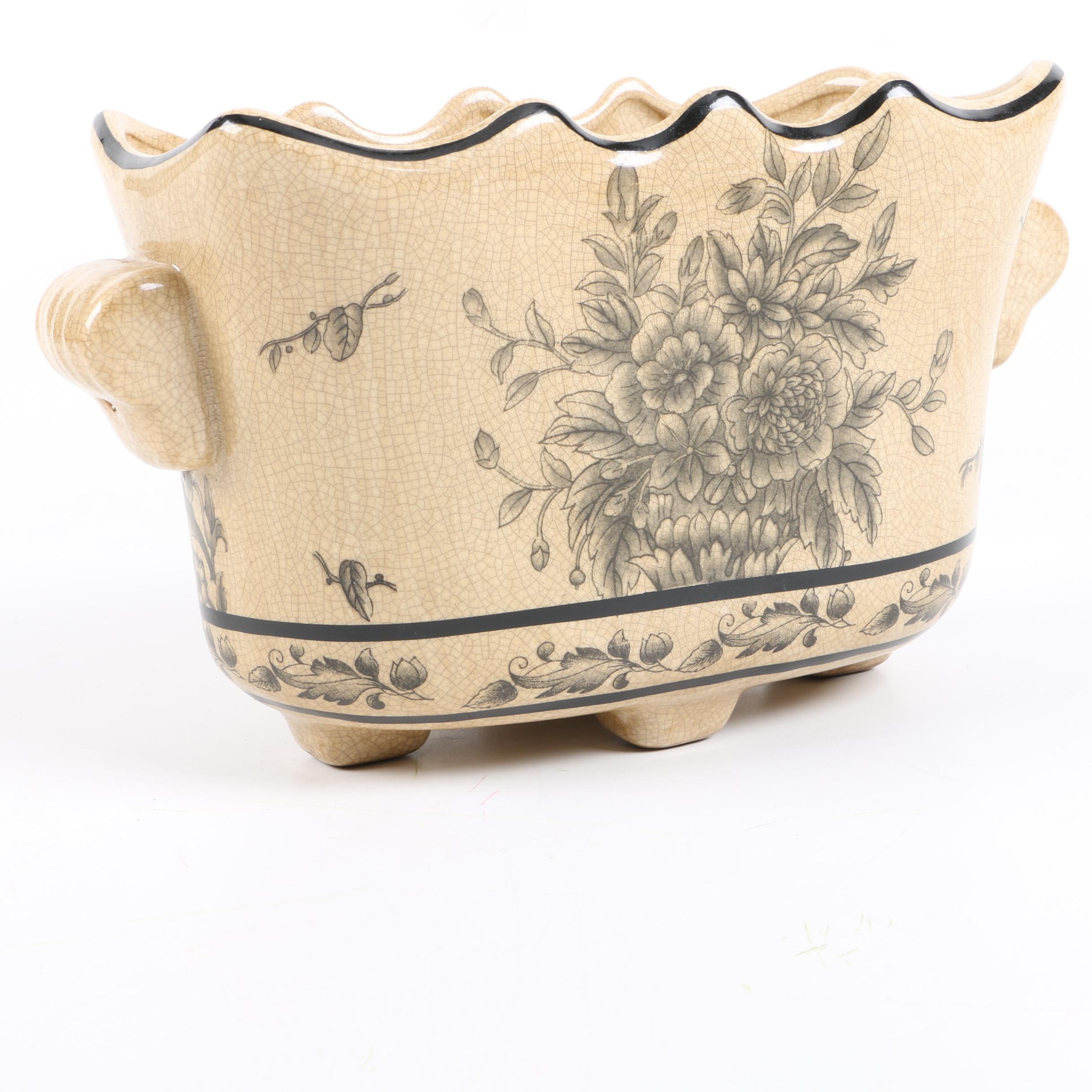 Ceramic Floral Planters