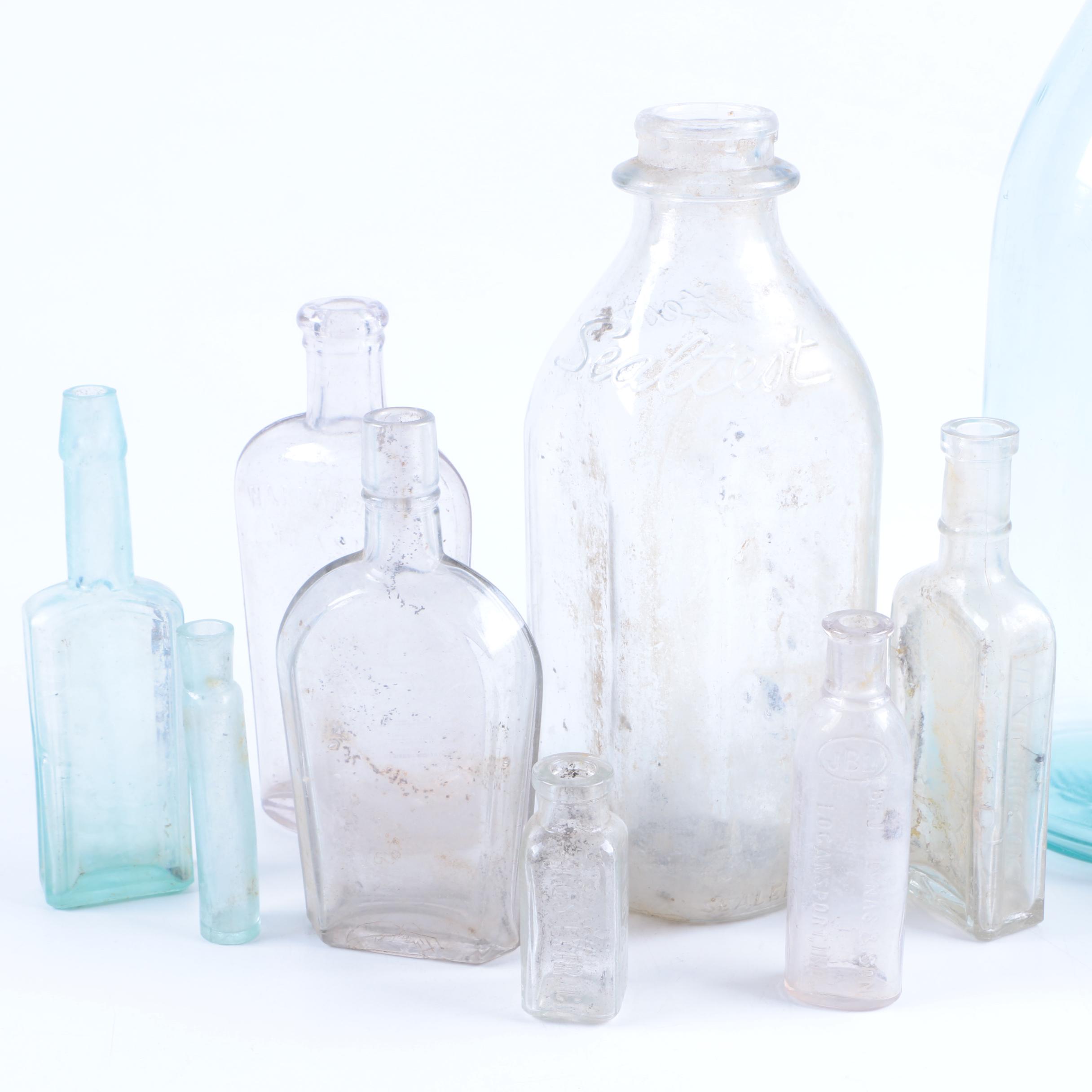 Vintage Glass Bottle Collection
