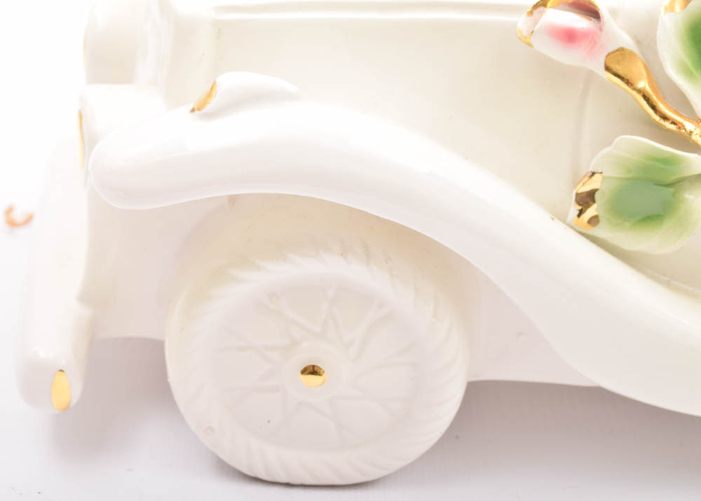 Vintage Car Planters including Capodimonte