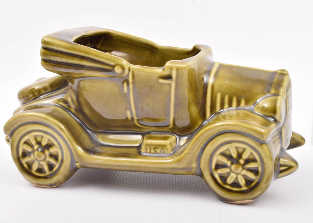 Vintage Car Planters including Capodimonte