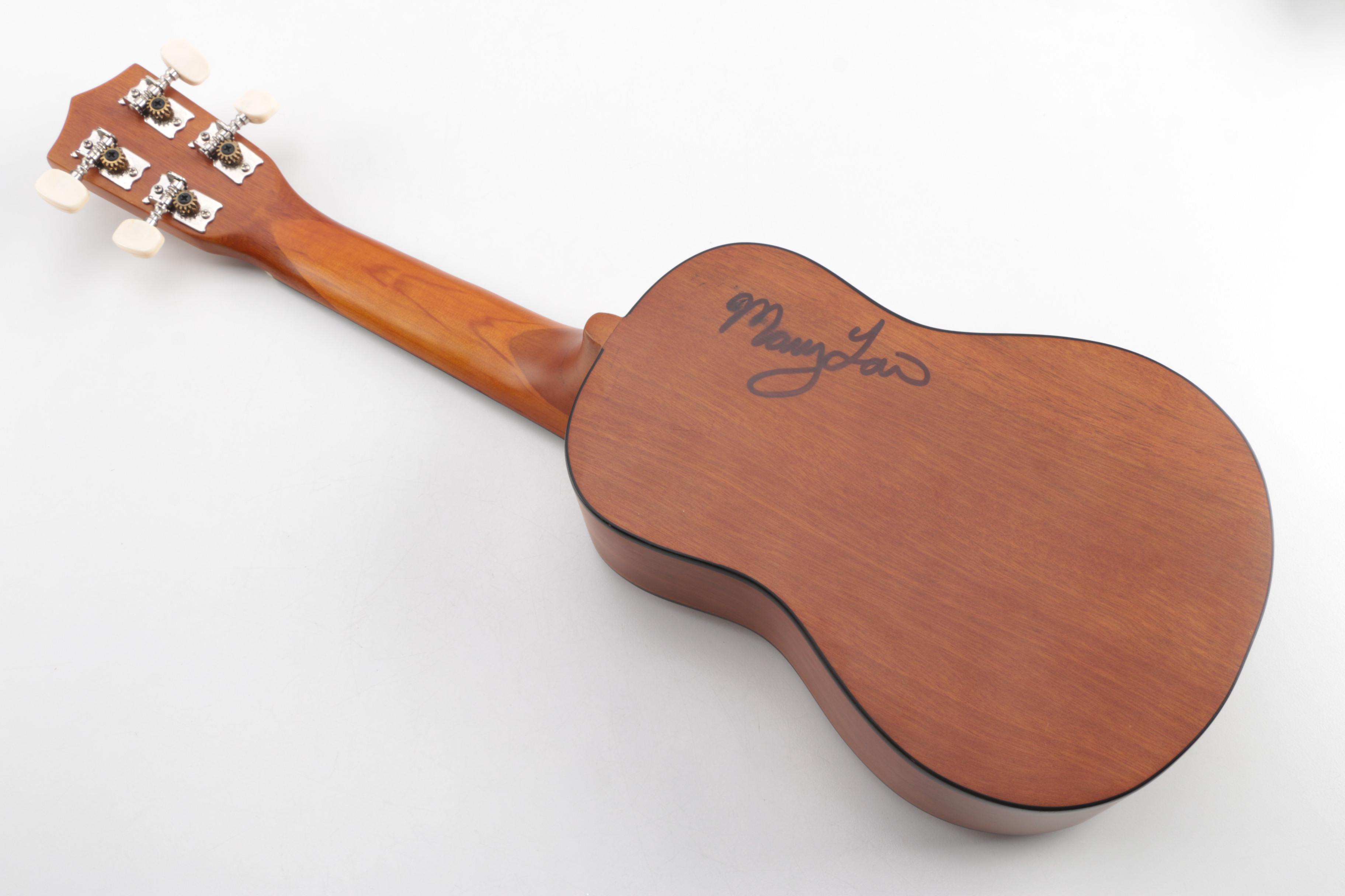 Tambourine and "Louisville Lou" Ukulele with Gig Bag and Book