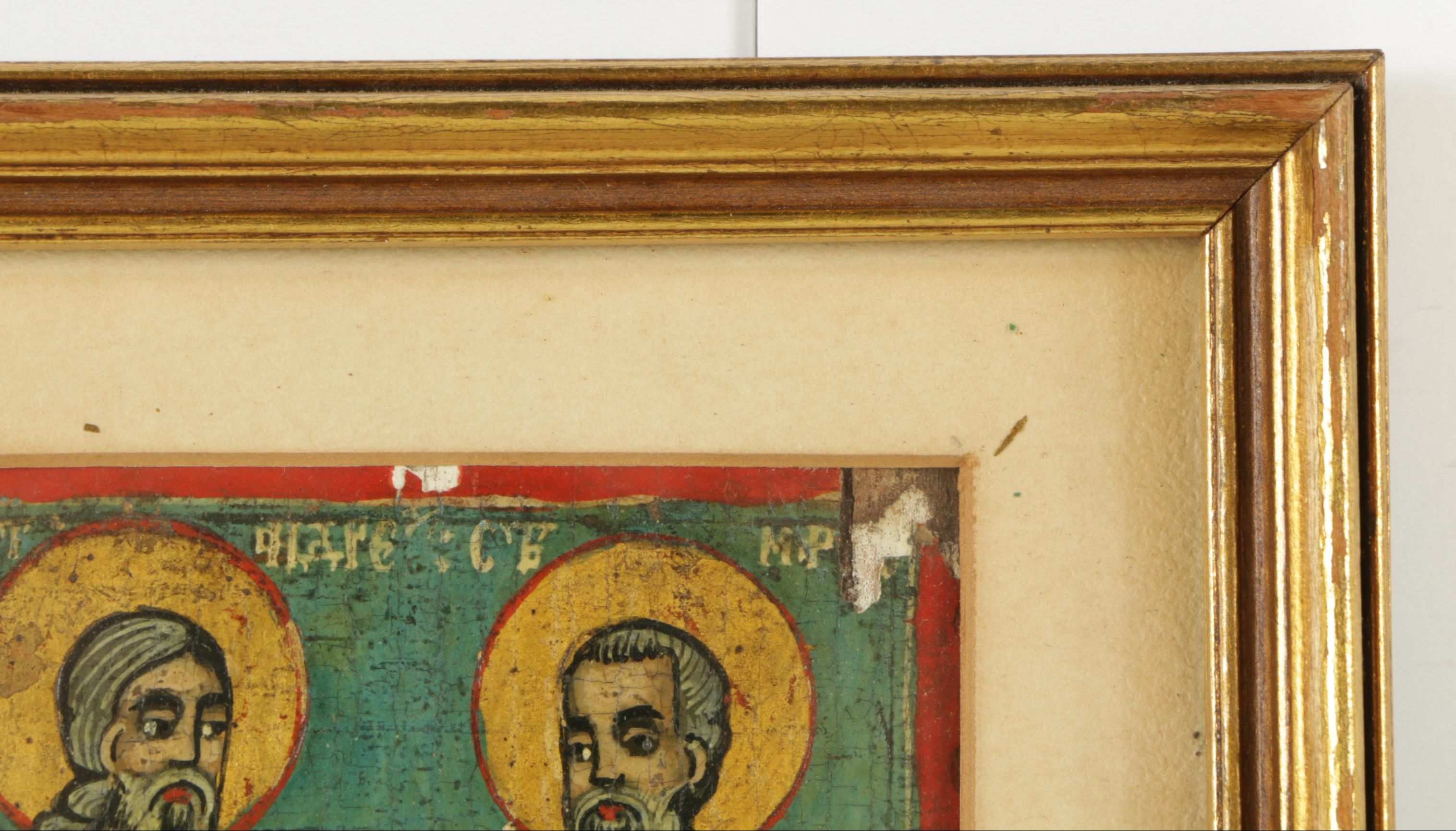 Hand-Painted Russian Icons of Christian Figures