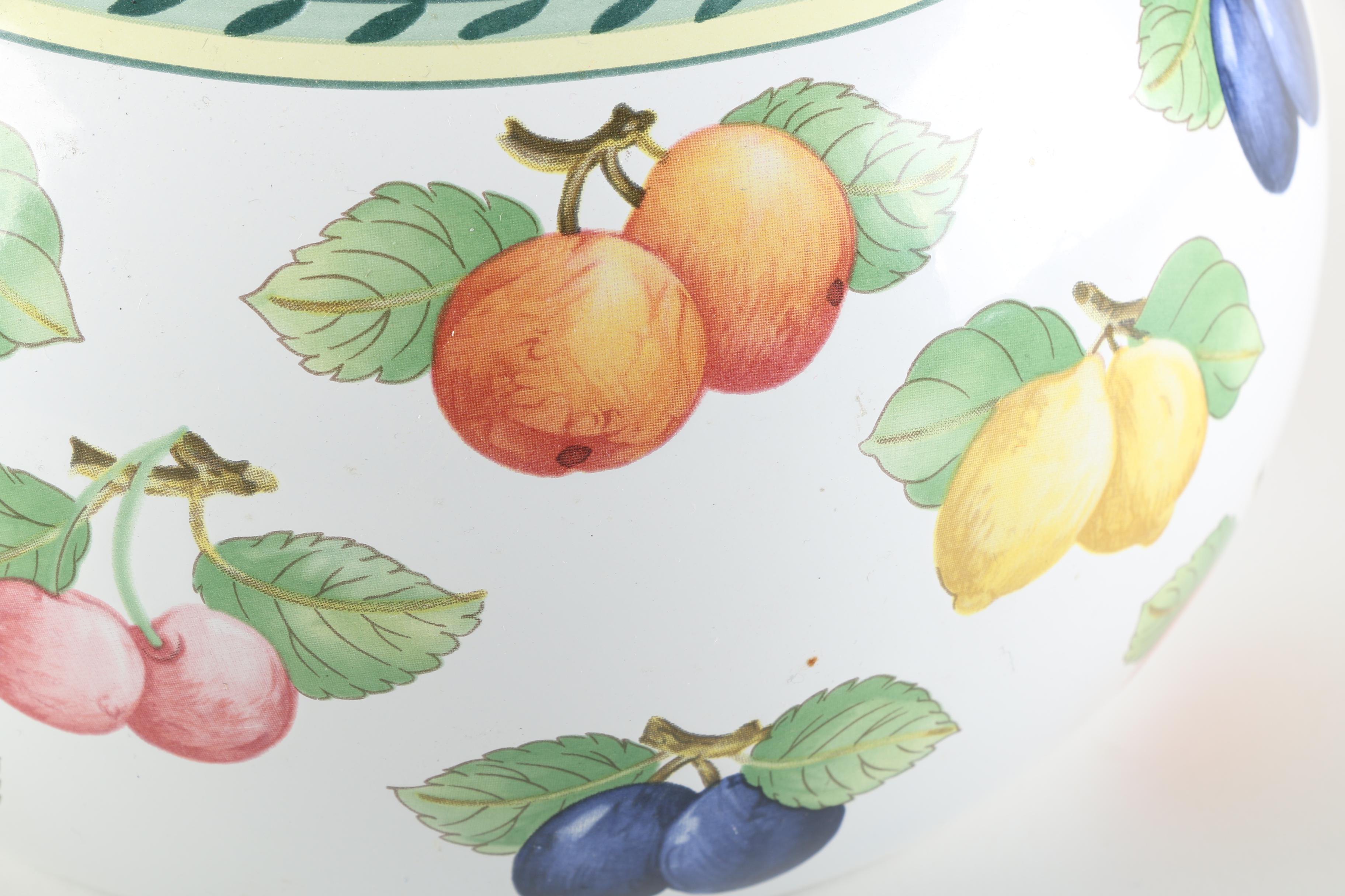 Villeroy & Boch "French Garden" Teapot and Lidded Bowl