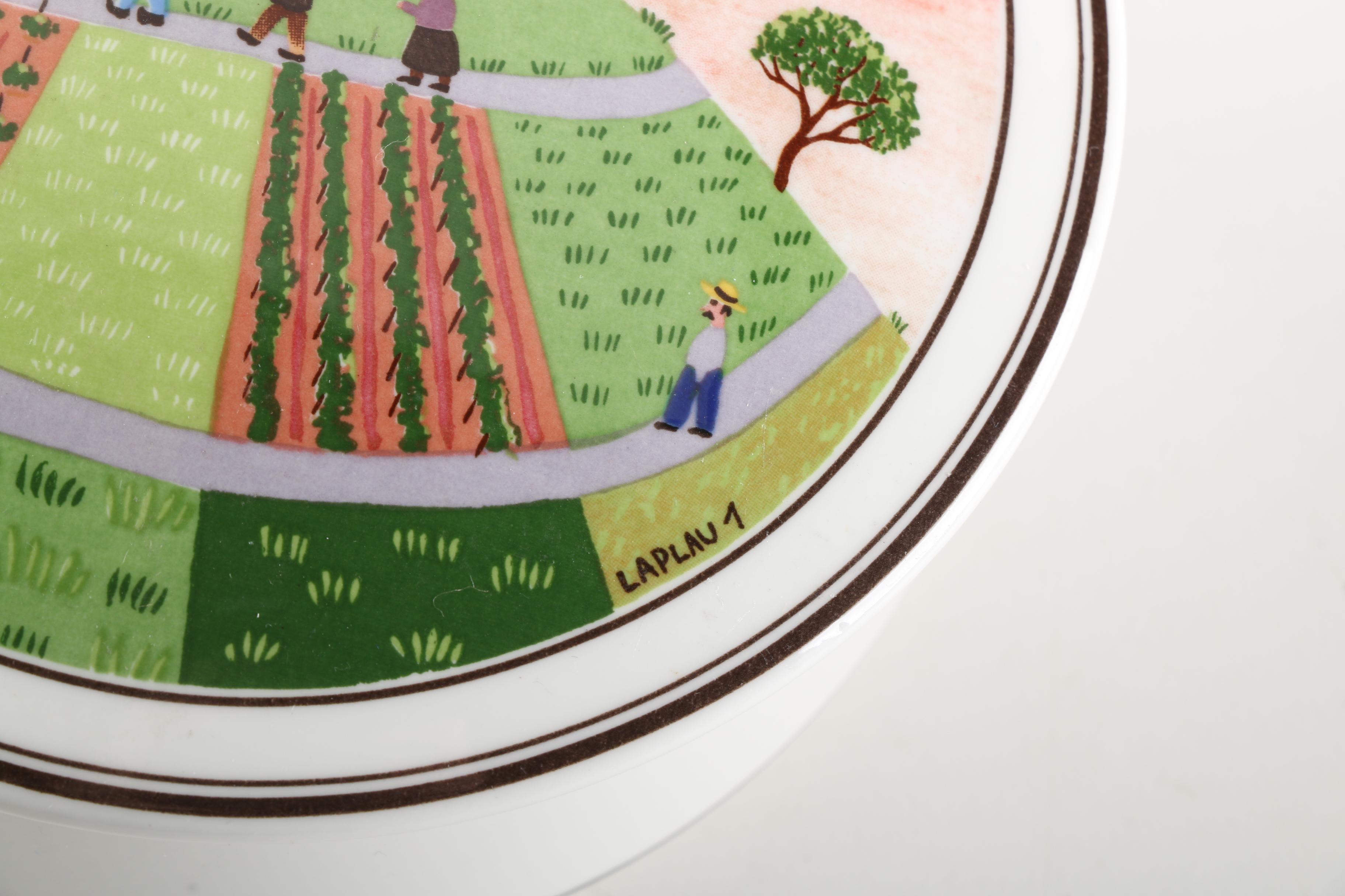 Villeroy & Boch "French Garden" Teapot and Lidded Bowl