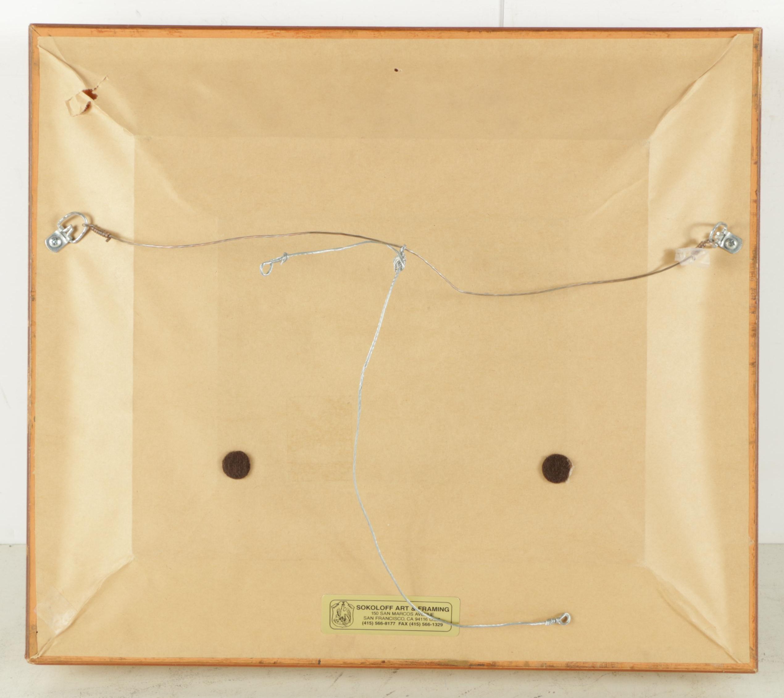 Heinie Hartwig Oil Painting on Board of a Mountain Landscape