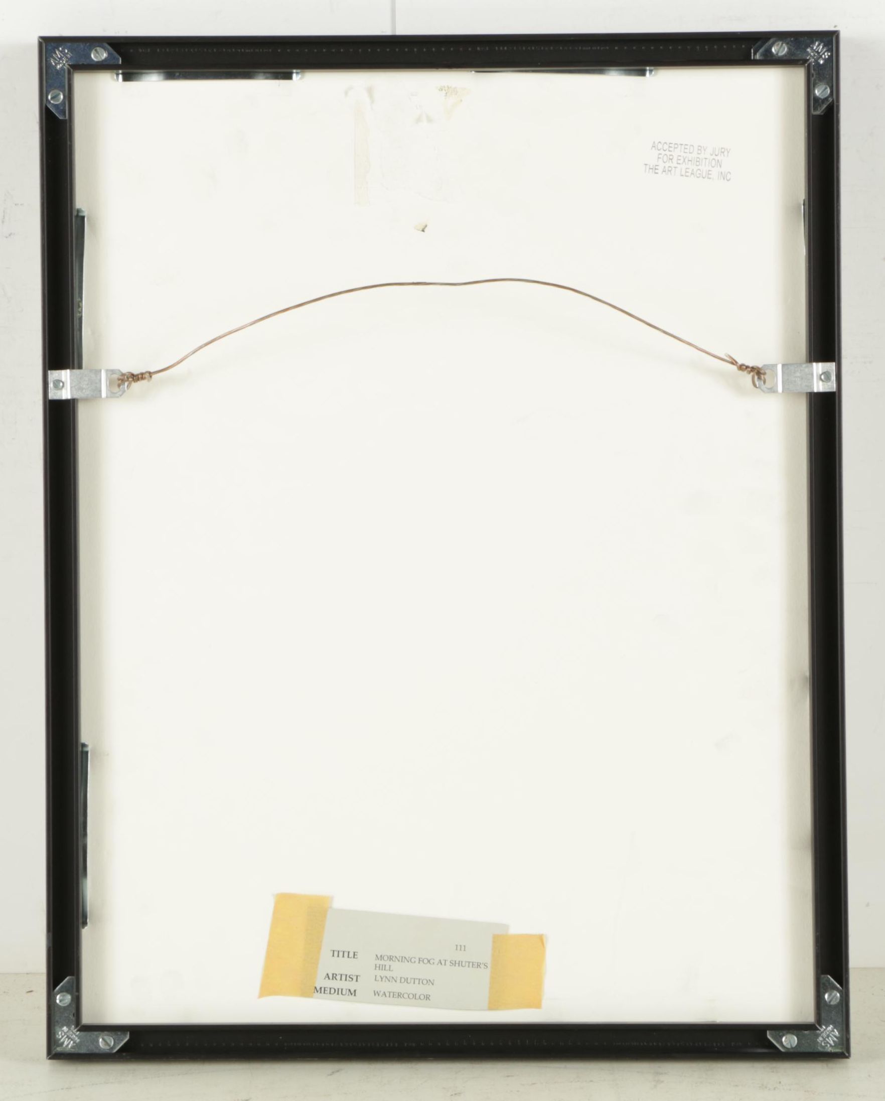 Lynn Dutton Watercolor Painting "Morning Fog at Shuter's Hill"