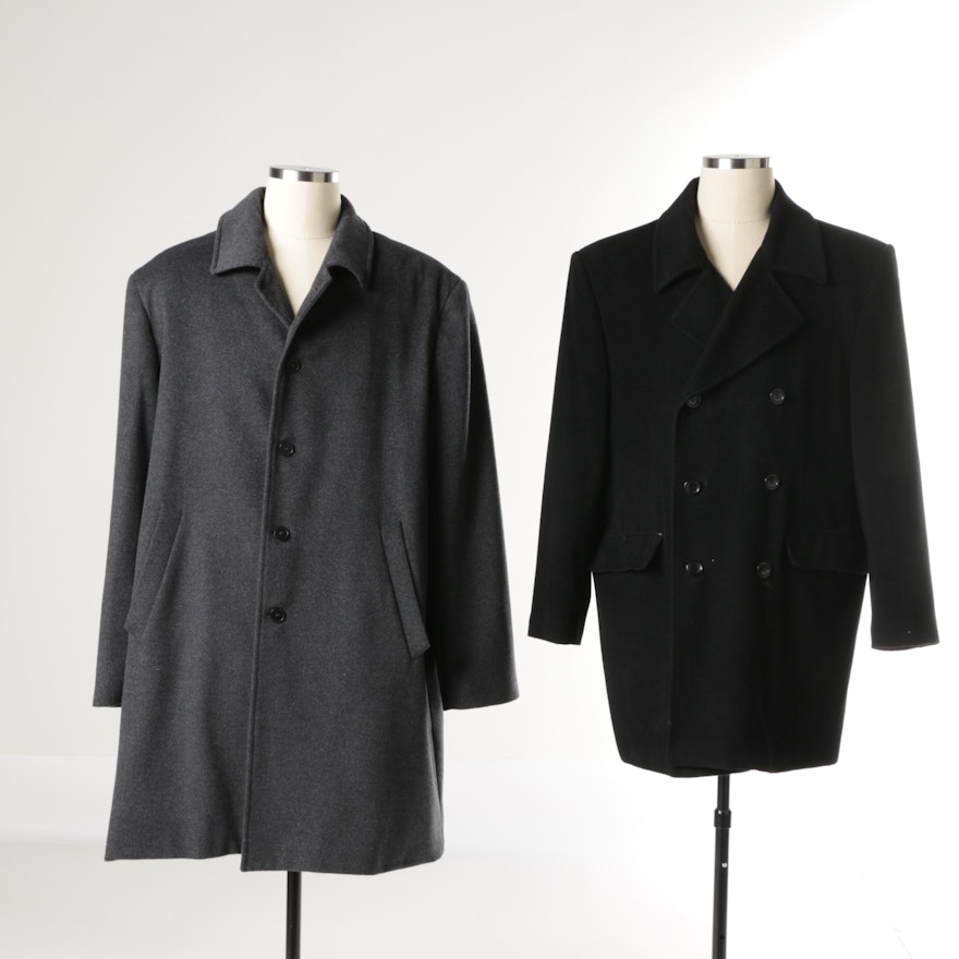 Men's Woolen Overcoats Including Beau Brummel