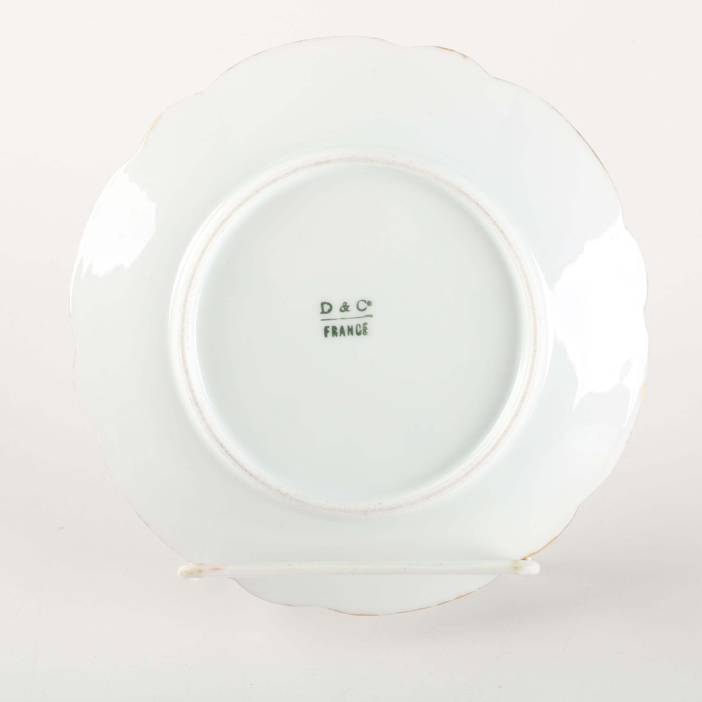 Vintage Porcelain Plates Featuring Tressemanes & Vogt