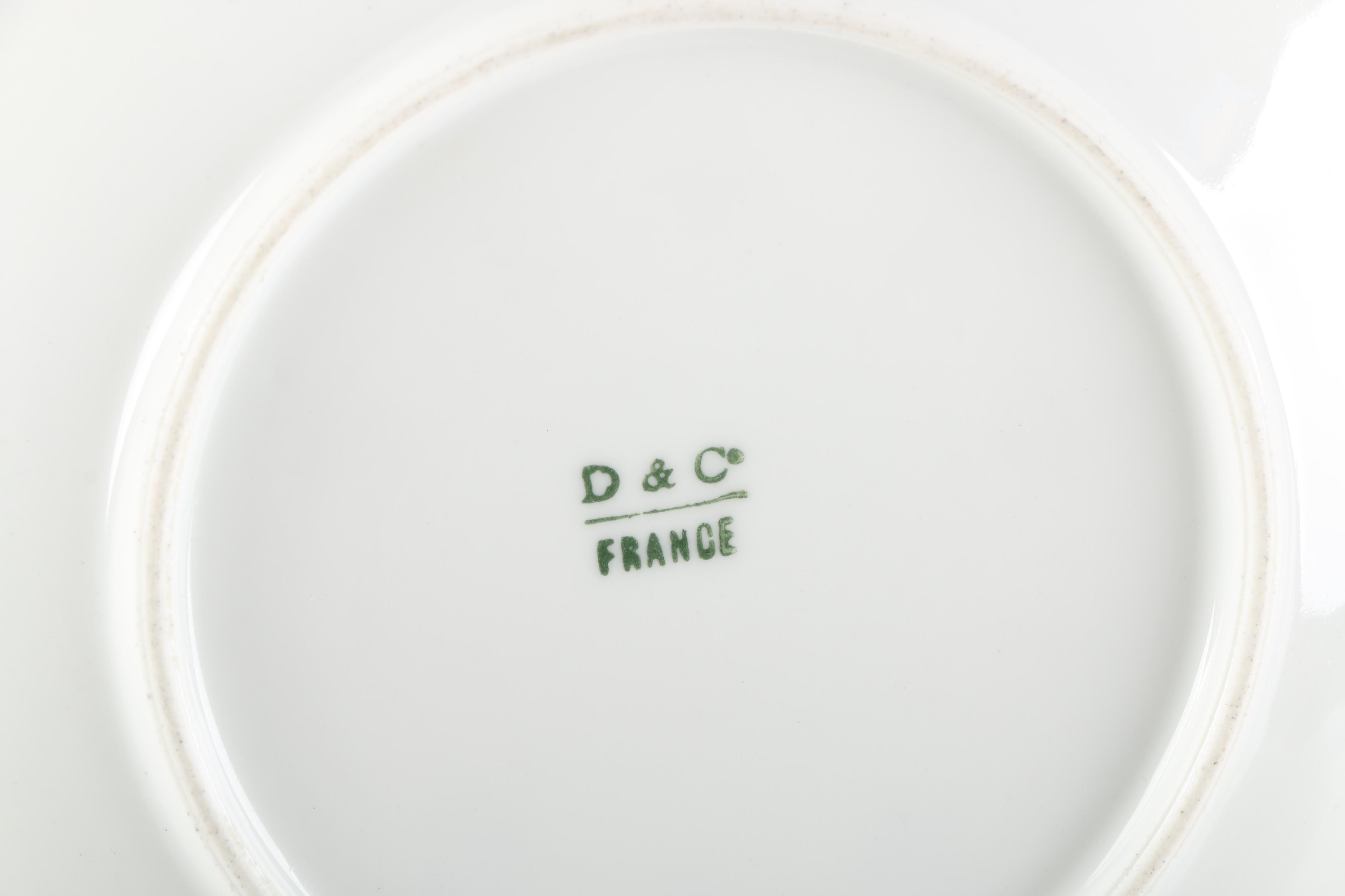 Vintage Porcelain Plates Featuring Tressemanes & Vogt