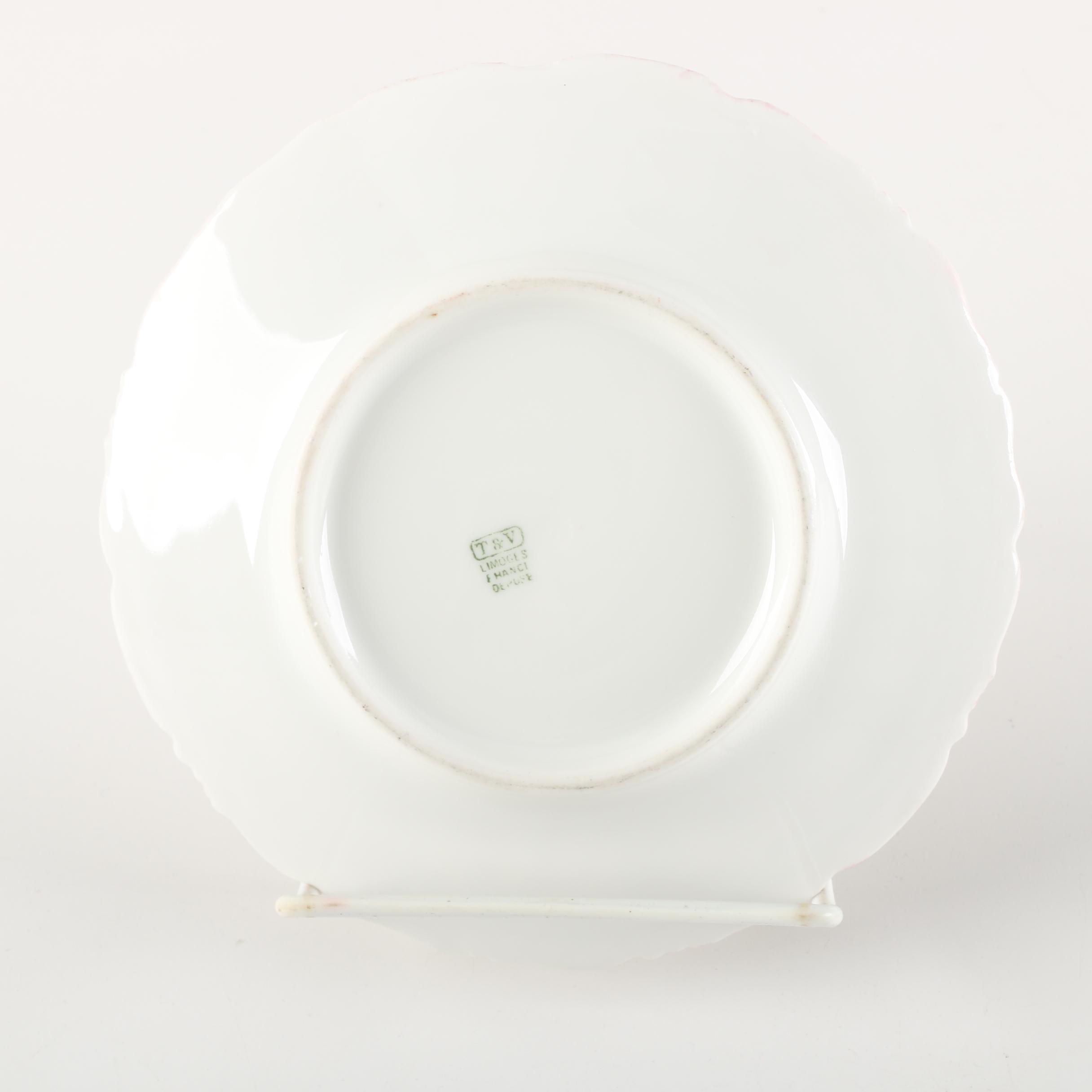 Vintage Porcelain Plates Featuring Tressemanes & Vogt