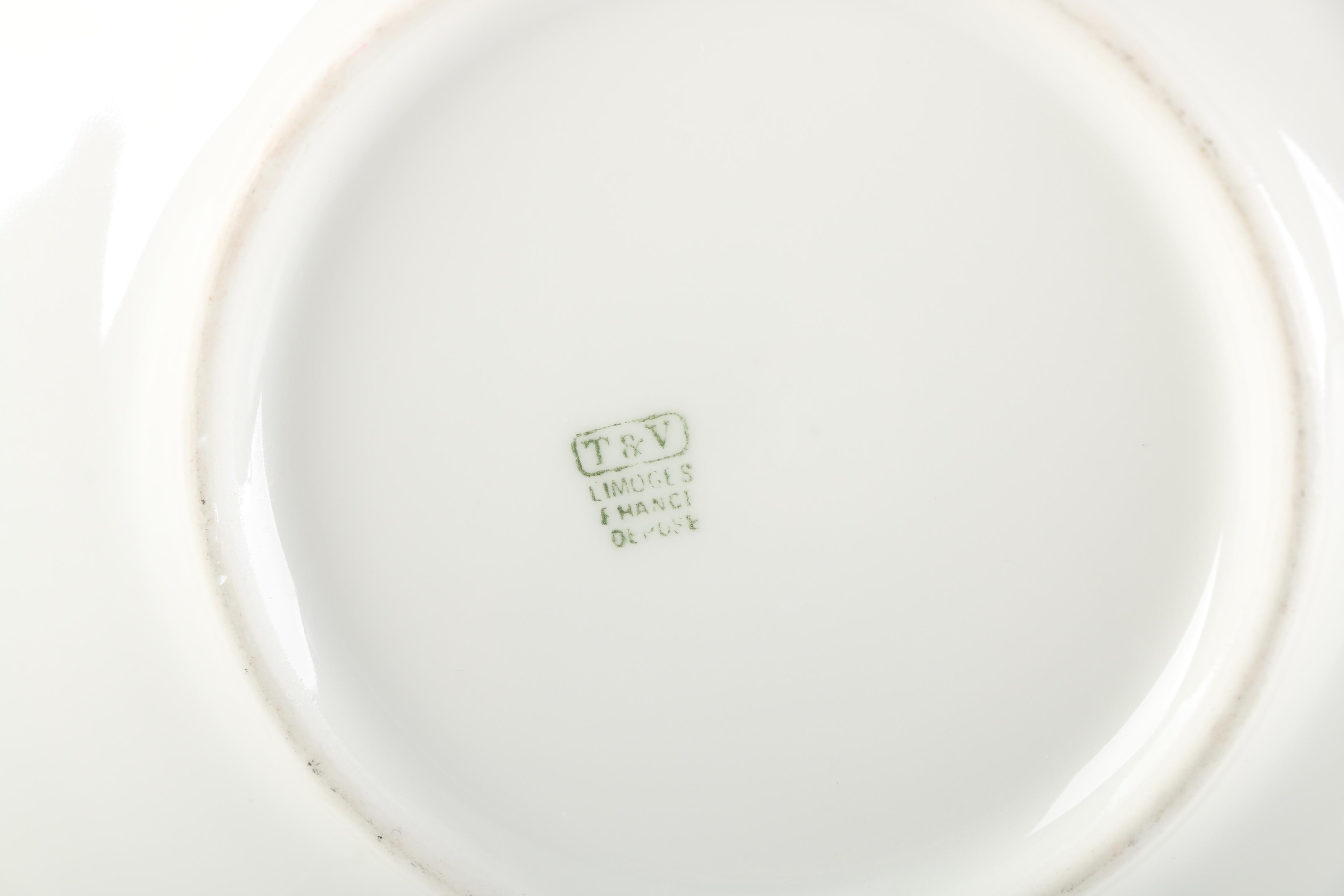 Vintage Porcelain Plates Featuring Tressemanes & Vogt