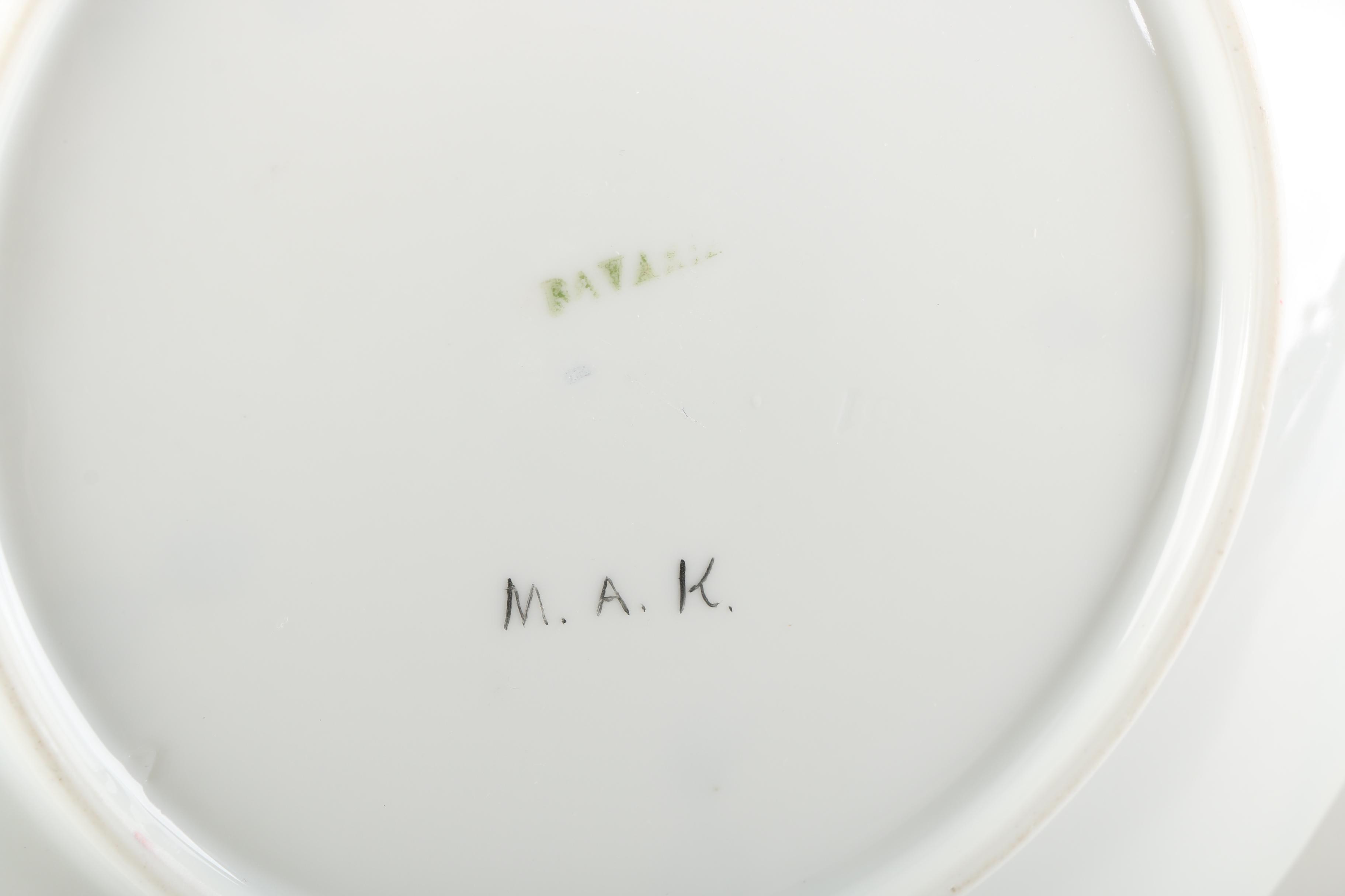 Vintage Porcelain Plates Featuring Tressemanes & Vogt