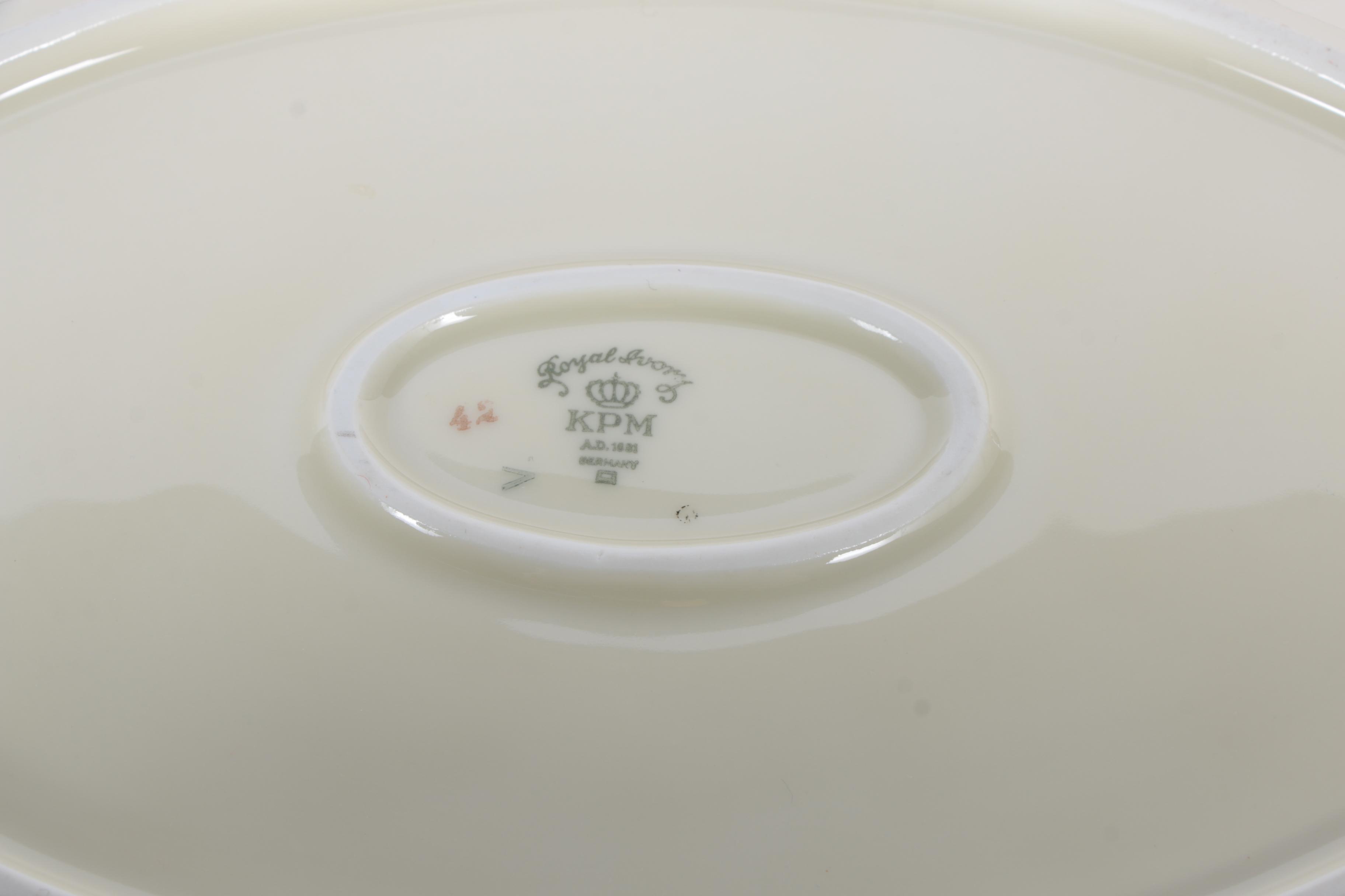 KPM "Royal Ivory" German Porcelain Dinnerware 1934-45