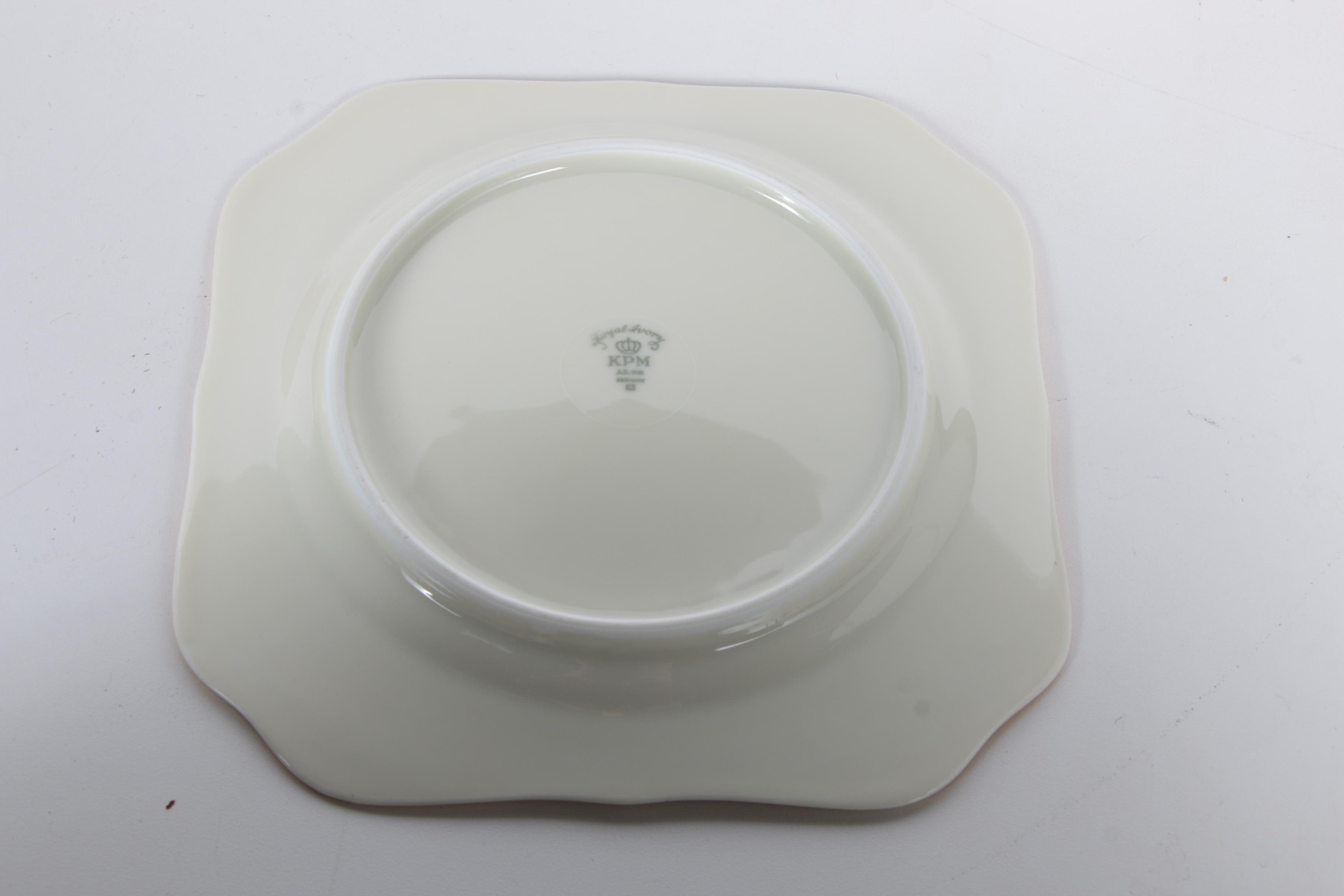 KPM "Royal Ivory" German Porcelain Dinnerware 1934-45