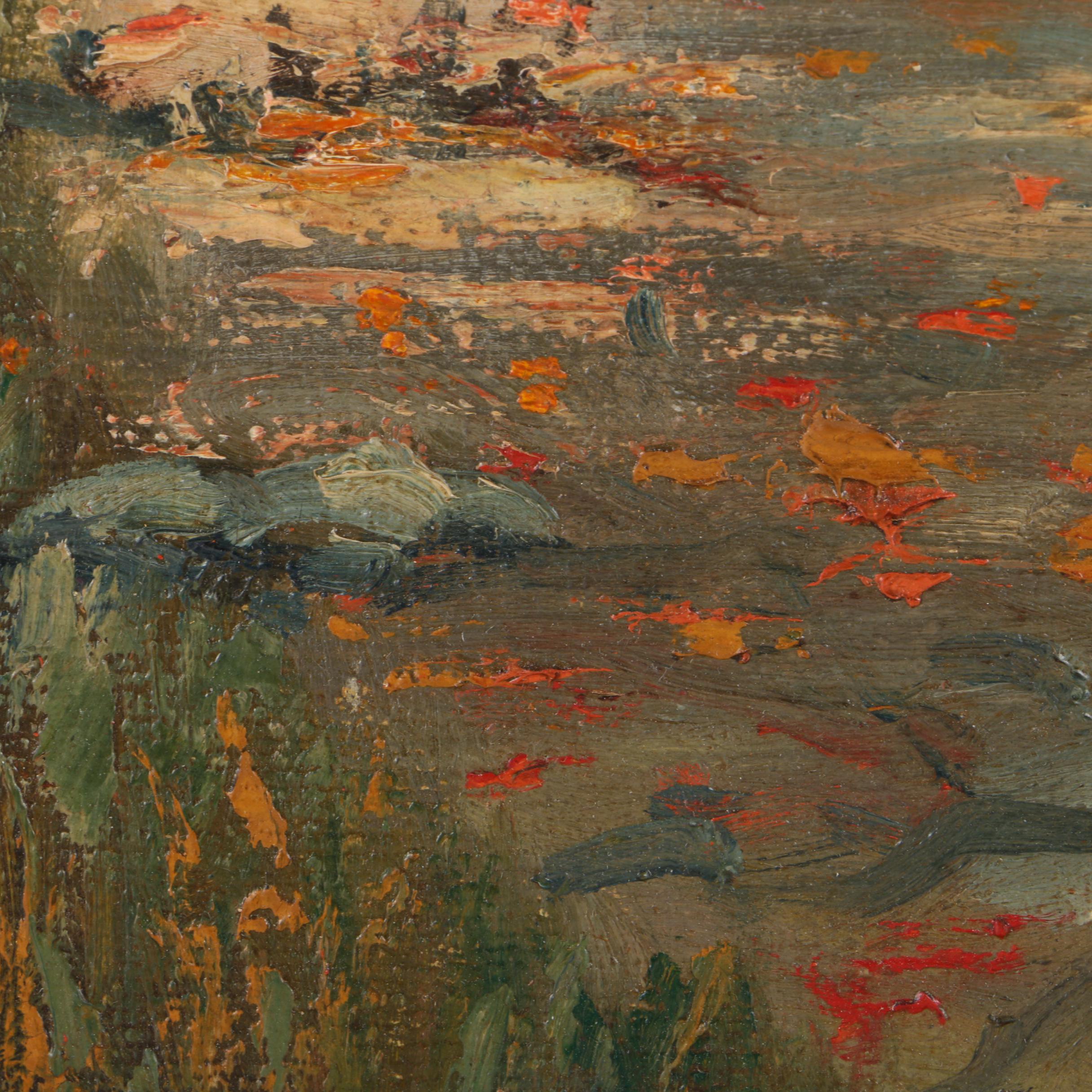 Theodore Victor Carl Valenkamph Oil Painting of a Forest