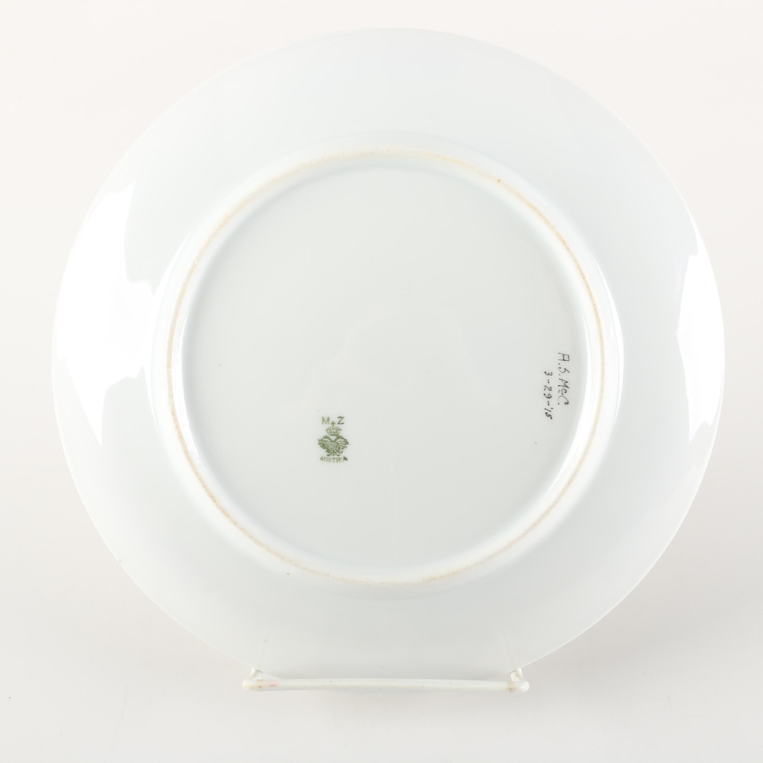 Vintage Porcelain Plates Including Limoges