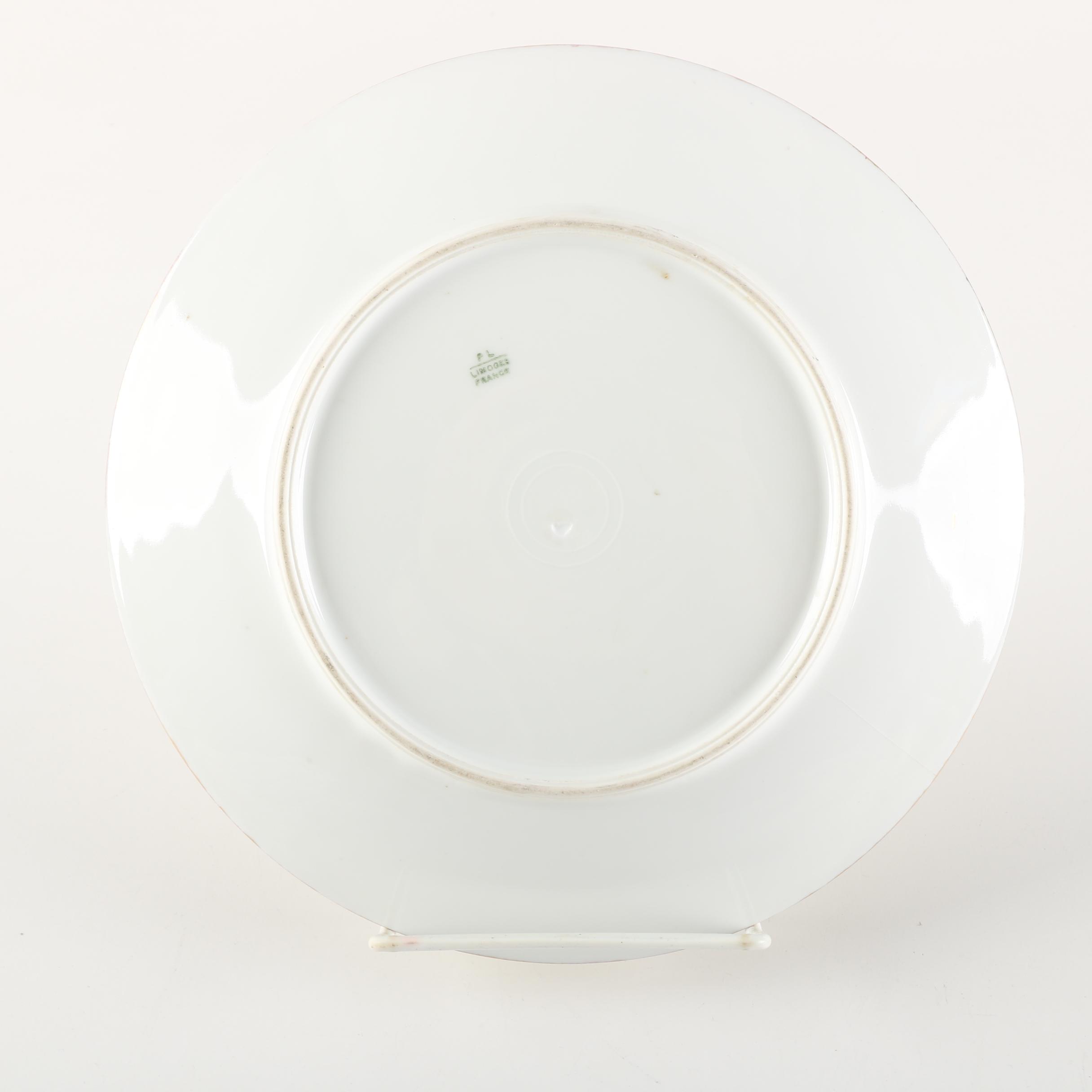 Vintage Porcelain Plates Including Limoges