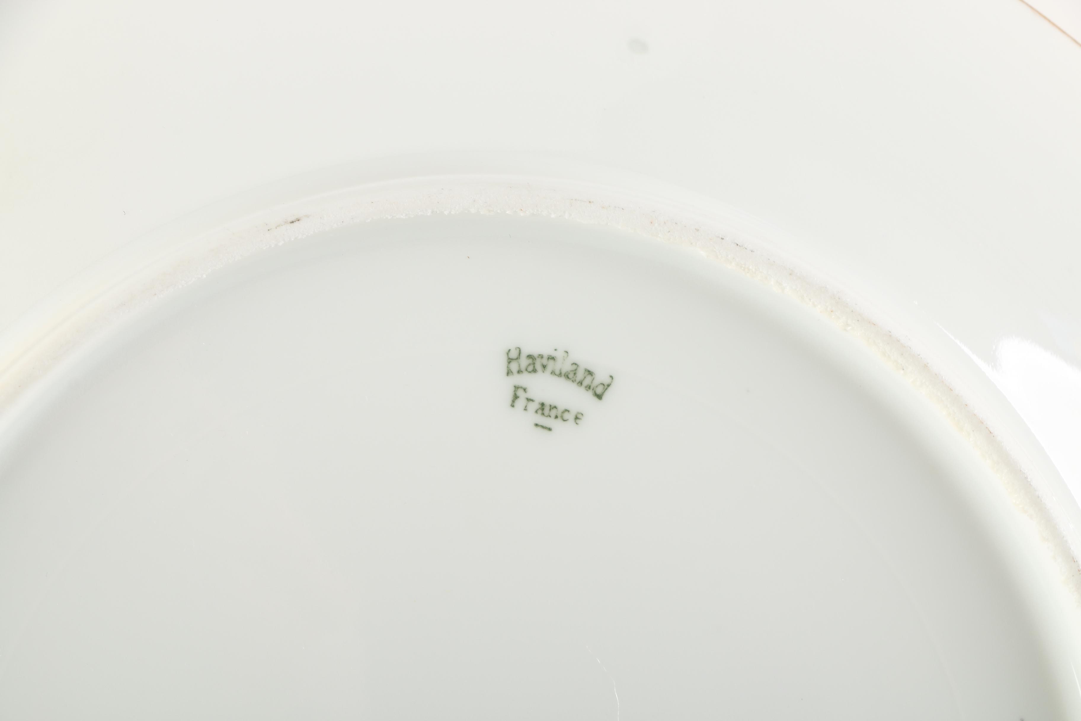 Vintage Porcelain Plates Including Limoges