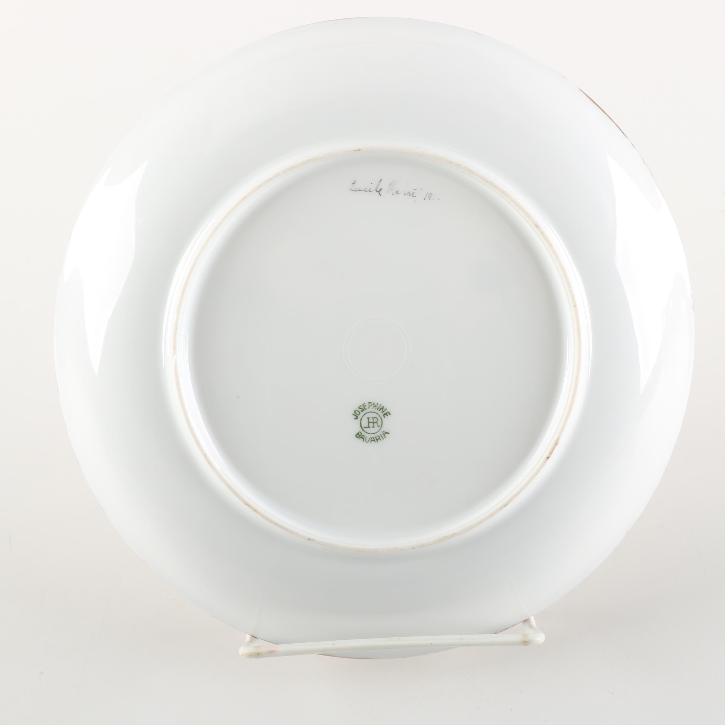 Vintage Porcelain Plates Including Limoges