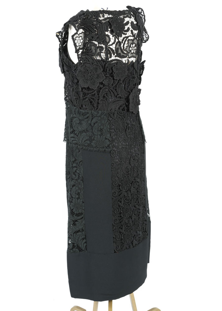 Prada Black Crochet Dress