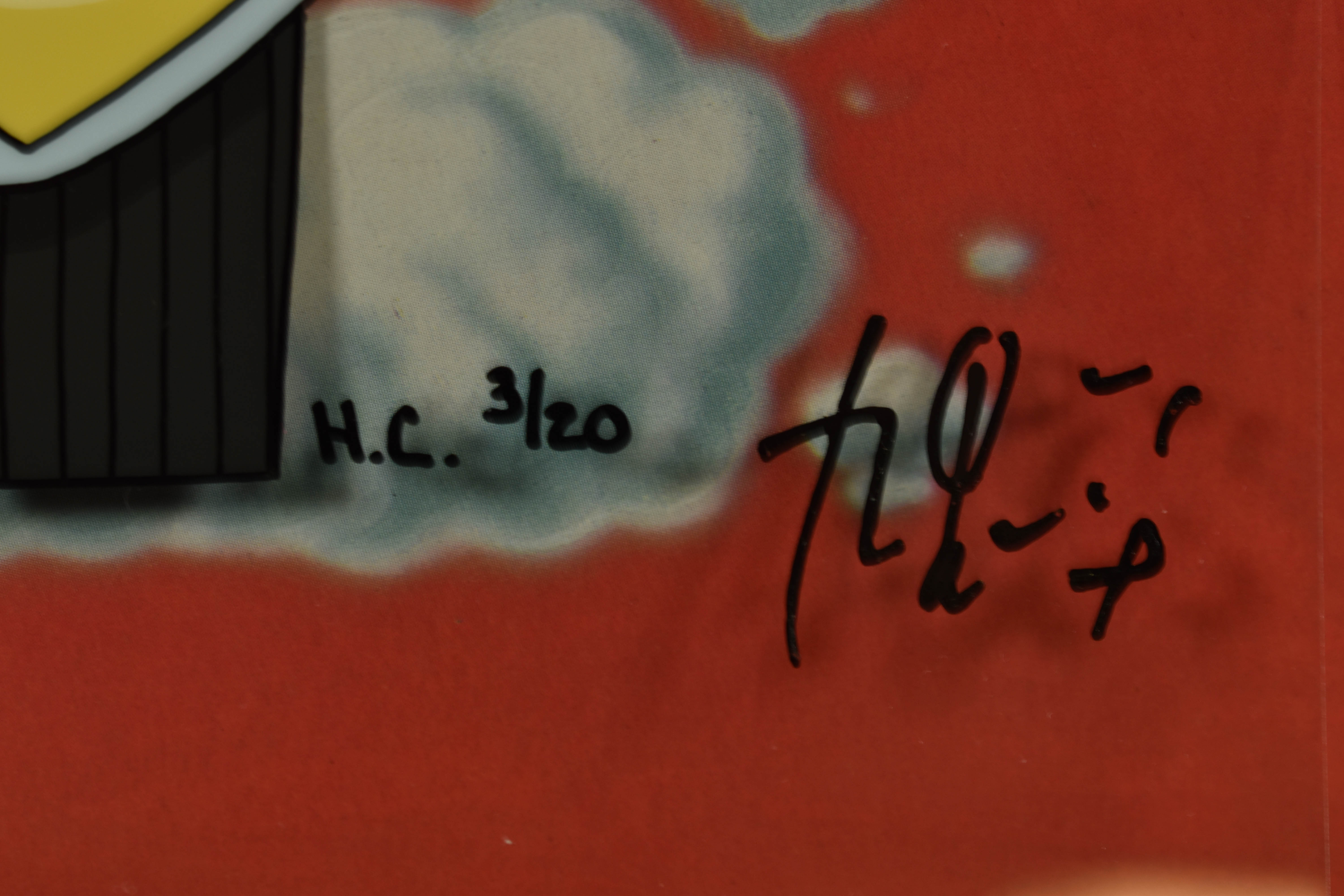 Speed Racer Hand-Painted cel. L.E. Signed By Ippei Kuri