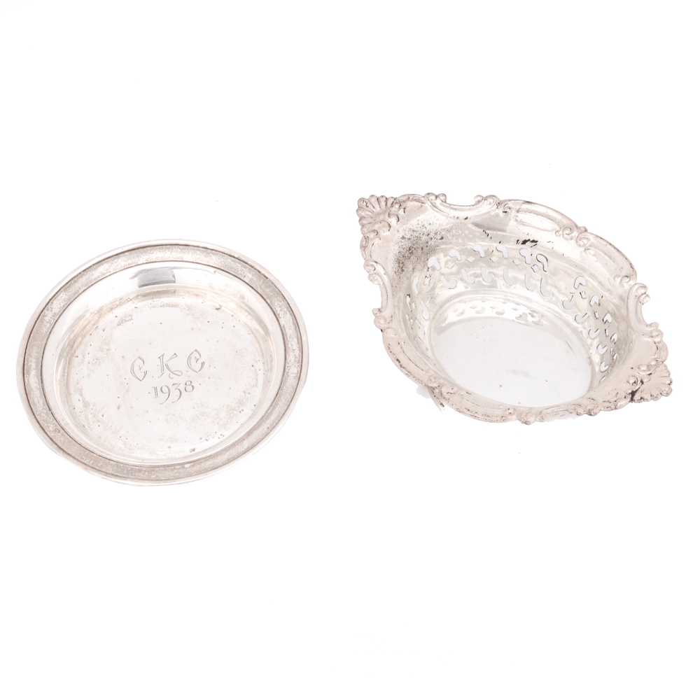 Gorham and Webster Co. Sterling Silver Nut Dishes