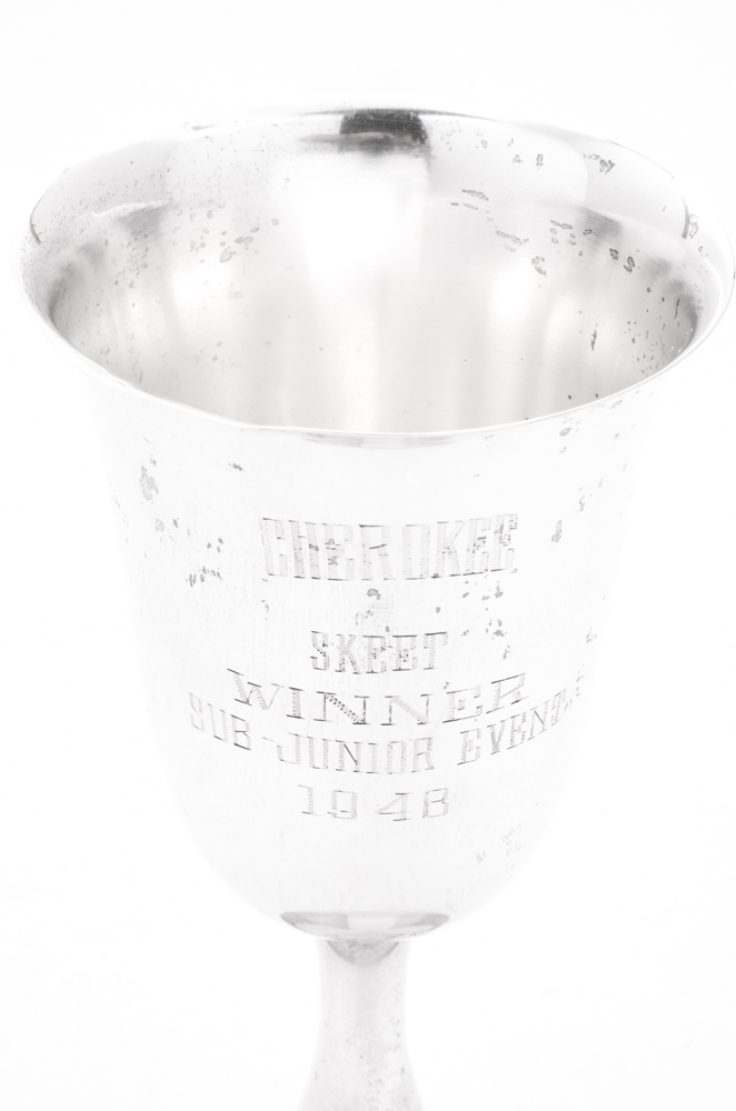 Vintage Hunt Silver Company Sterling Silver Presentation Goblets