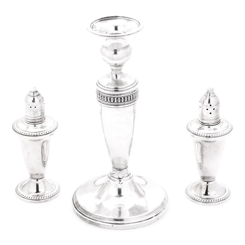 Vintage Duchin Creation and Mueck-Carey Co. Weighted Sterling Tableware